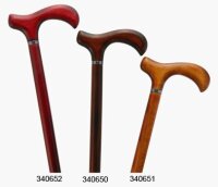 Melbourne-Stock CLASSIC m.,Platinband cognac gebeizt,