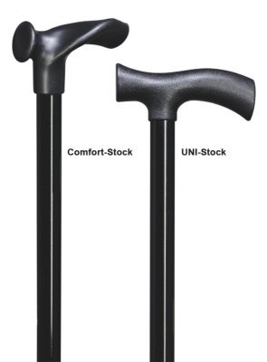 UNI-Comfort-Stock verstellbar,links schwarz(Gastrock),
