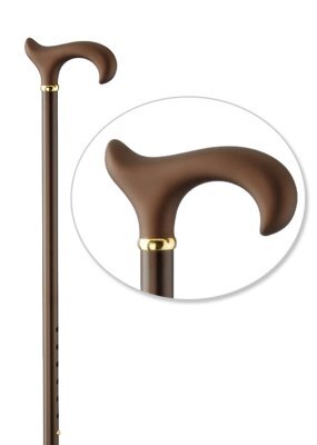 Spike Plus Soft-Ergonomic-,Derbystock verstellbar bronze,