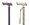 Gehstock Super-Soft ESCORT Ergonomic verstellbar>>>>Farbe: paisley