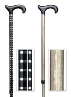 Ergonomic-Derbystock MOOREICHE,verstellbar grau(Gastrock),