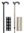 Ergonomic-Derbystock MOOREICHE,verstellbar grau(Gastrock),