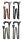 UNI-Ergonomic-Derby-Faltstock,verstellbar bronze(Gastrock),