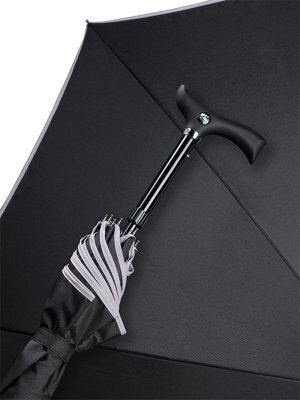 StepBrella Stützschirm verst.,schwarz/grau(Gastrock),