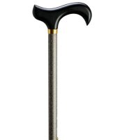 Step-Derbystock REFLEKT,FINESSE verstb.schwarz/grau,