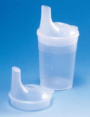 Schnabelbecher für Brei, Ø 8 mm transparent>>>>