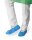 Einmalüberschuhe 41x15cm blau (VPE: 10x100Stück)>>>>