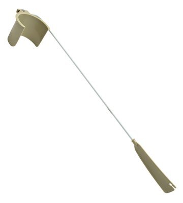 Strumpfanzieher m.Schuhlöffel,beige/weiß(Sundo),