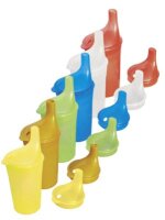Trinkbecher-Set Tee u.Brei,langes Mundstück blau,