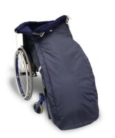 Schlupfsack Wollpelz marine-grün/grau>>>>Gr. 3
