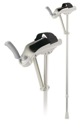 Arthritis-Stütze YANO Standard-Griff mit Druckknopfverstellung, grau>>>>