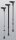 Gehstock ANATOM verstellbar,anthrazit,links,
