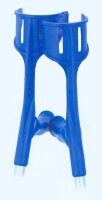 Unterarmgehstütze MAGIC SOFT,Quetsch-Druck enzianblau,