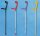 Ergo-Softgriff-Stütze m.,Druckknopf blau/natur(Stk.),