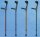 Leichtmetall-Unterarmgehstütze Fashion Line, Ergo-Softgriff mit Druckknopf>>>>Farbe: schwarz/blau