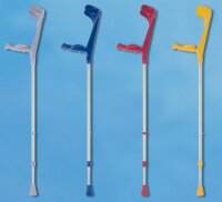 Anatomic-Softgriff-Stütze m.Clip blau/natur
