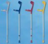 Anatomic-Softgriff-Stütze m.Clip blau/natur