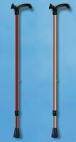 Metall-Handstock anat.,schwarz,/brill.rot,Druckknopfv.,li.,
