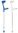 Unterarmgehstütze 230D BIG XXL 150kg, anatomischer Softgriff, (Paar)>>>>Farbe: schwarz