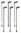 Leichtmetallstock Fischergriff,verstellbar links met.bronze,