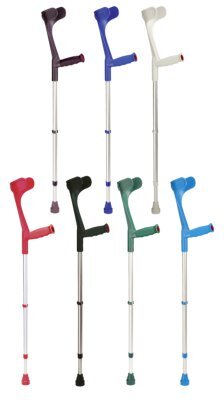 Unterarmgehstütze KLASSIKER 220 mit Ergo- Softgriff, Clipverstellung>>>>Farbe: türkis