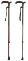 Leichtmetallstock Derbygriff-,Soft-grau,verstb.schwarz/grau,
