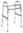 Gehgestell P409 ASTERIA,faltbar starr,