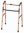 Gehgestell faltbar starr,bronze(B&B),