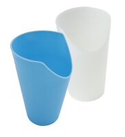 Trinkbecher m.Nasenausschnitt,blau(Sundo),