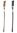 Stockschlaufe NYLON schwarz,(VE5)(Sundo),
