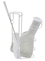 Urinflaschen-Set STANDARD,Flasche klar,Halter,Bürste,