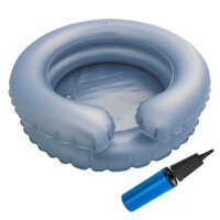Haarwaschwanne, aufblasbar mit Pumpe blau>>>>