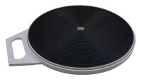 Drehscheibe mit Griff ca.32 cm schwarz-grau>>>>