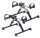 Bewegungstrainer Digital m.,verstellb.Tretwiderstand blau,