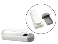Tablettenausdrücker 2-teilig weiß/grau>>>>
