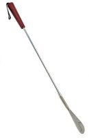Schuhanzieher m.Feder u.,Holzgriff ca.65cm chrom(Sundo),
