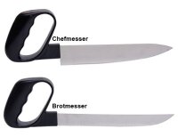 Brotmesser mit Rundgriff schwarz>>>>