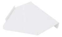 Brotschmierbrett ca 18 x 19 cm weiß>>>>