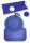 Dycem Anti-Rutsch Unterlage,ca.25x18cm blau(Sundo),