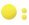 Handgymnastikball Schaumstoff gelb>>>>Ausf.: Durchmesser 7 cm
