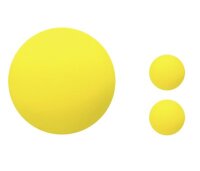 Handgymnastikball Schaumstoff gelb>>>>Ausf.:...