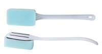 Rückenschwamm EXTRA mit Griff ca.43cm weiß/mint>>>>