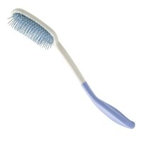 Bürste mit langem Griff ca.36cm weiß/blau>>>>