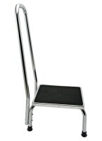 Trittstufe m.Haltegriff,chrom/schwarz(Sundo),