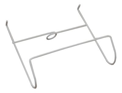 Bettbeutel-Halter rund weiß,(Sundo),