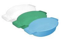 Waschschale m.Seifenablage,oval blau(Sundo),