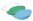 Waschschale m.Seifenablage,oval blau(Sundo),