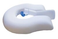 U-Form-Kissen PU-Schaum m.,Frotteebezug weiß(Sundo),