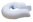 U-Form-Kissen Pu-schaum mit Frotteebezug weiß>>>>
