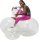 Gymnic-Gymnastikball OPTI ca.,65cm transparent(Sundo),